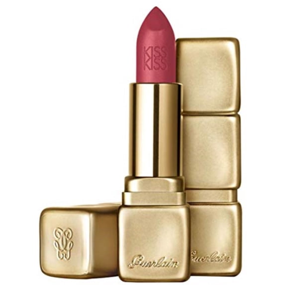 Guerlain Kiss Kiss Matte Lip Colour, Flaming Rose 0.12 oz