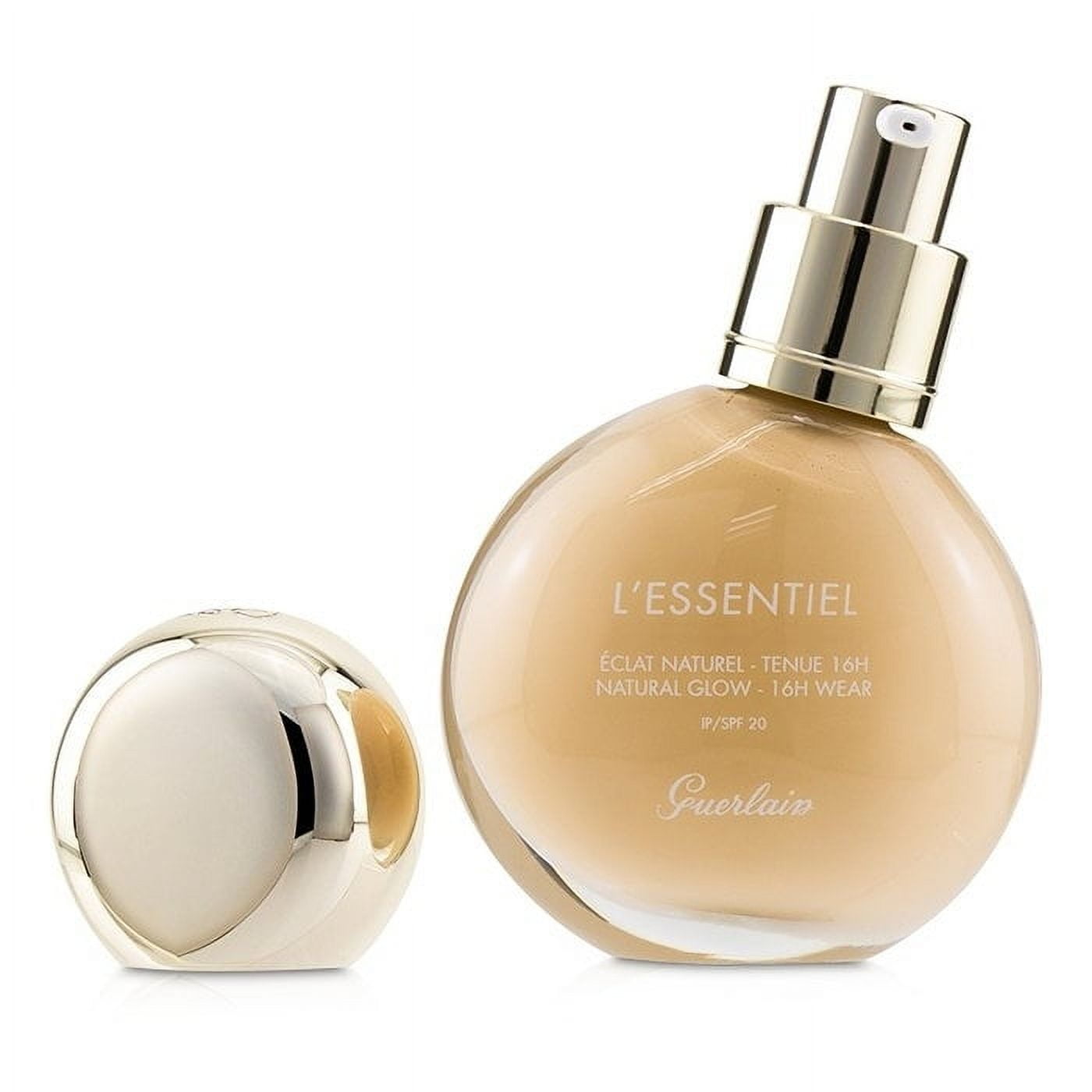 GUERLAIN L'ESSENTIEL ファンデーション 01W と00W 2 Guerlain L'Essentiel Natural Glow Foundation 16H Wear - 00W