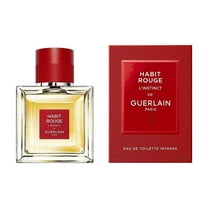 Guerlain Men's Habit Rouge L'Instinct Intense EDT Spray 1.6 oz Fragrances 3346470304987
