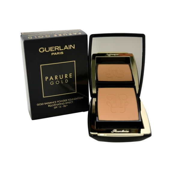 Guerlain Parure Gold Radiance Powder Foundation SPF15 - # 03 Beige Naturel/Natural Beige 0.35 oz Foundation (Refillable)