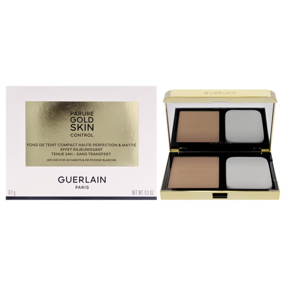 Guerlain Parure Gold Skin Control Matte Compact Foundation - 1N Very Light Skin with Neutral Beige Undertones , 0.3 oz Foundation (Refillable)