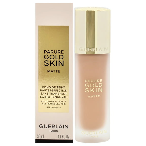 Guerlain Parure Gold Skin Matte 24H Wear No-Transfer Foundation SPF 15 - 3.5N Neutral , 1.1 oz Foundation