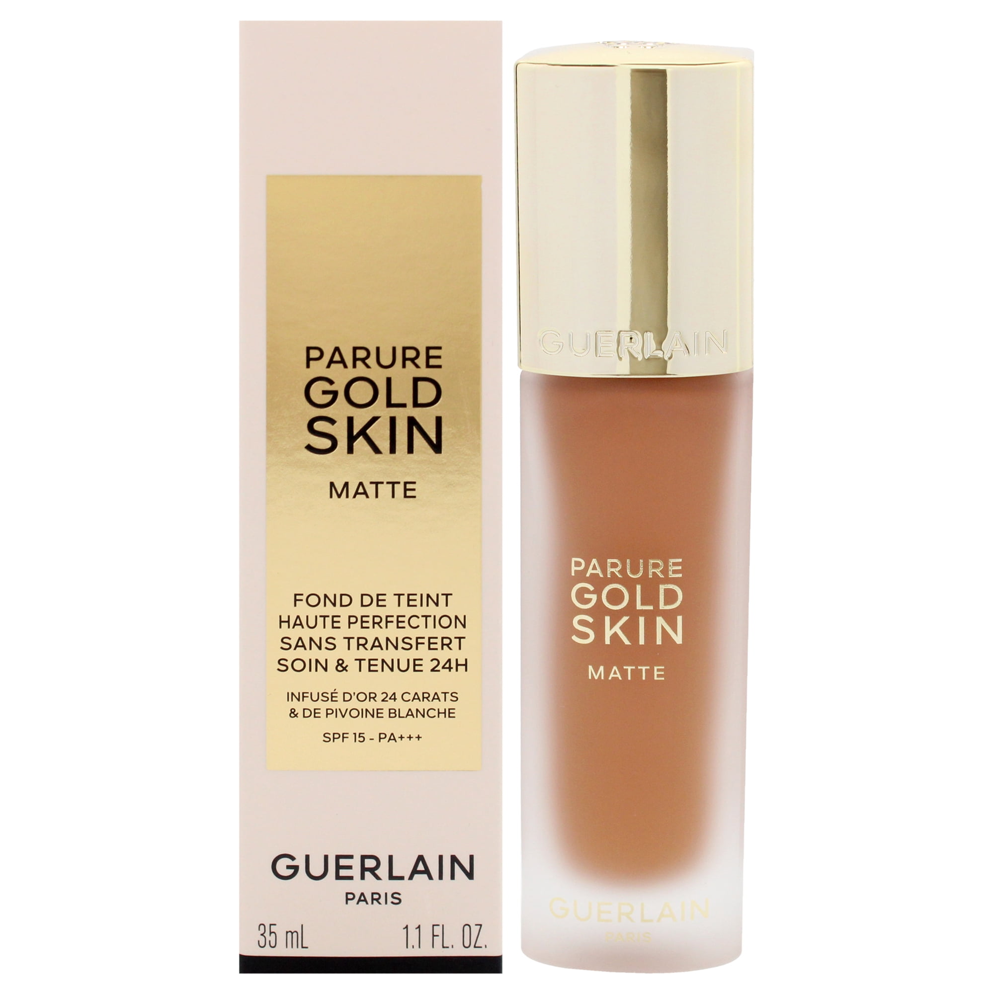 Guerlain Parure Gold Skin Matte 24H Wear No-Transfer Foundation SPF 15 - 5N Neutral , 1.1 oz Foundation