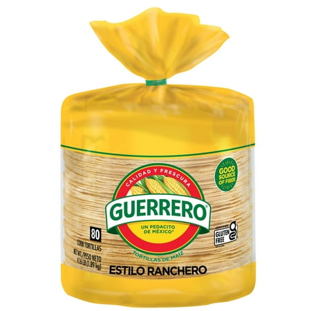 Guerrero Estilo Ranchero Corn Tortillas, 80 Count