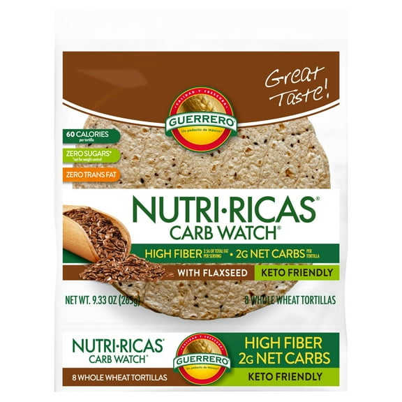 Guerrero Guerrero Nutri-Ricas Carb Watch Whole Wheat Tortilla