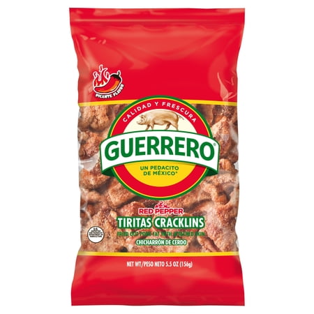 Guerrero Red Pepper Cracklins, 5.5 Ounce Bag