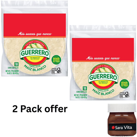 Guerrero White Corn Tortillas, 18 Count