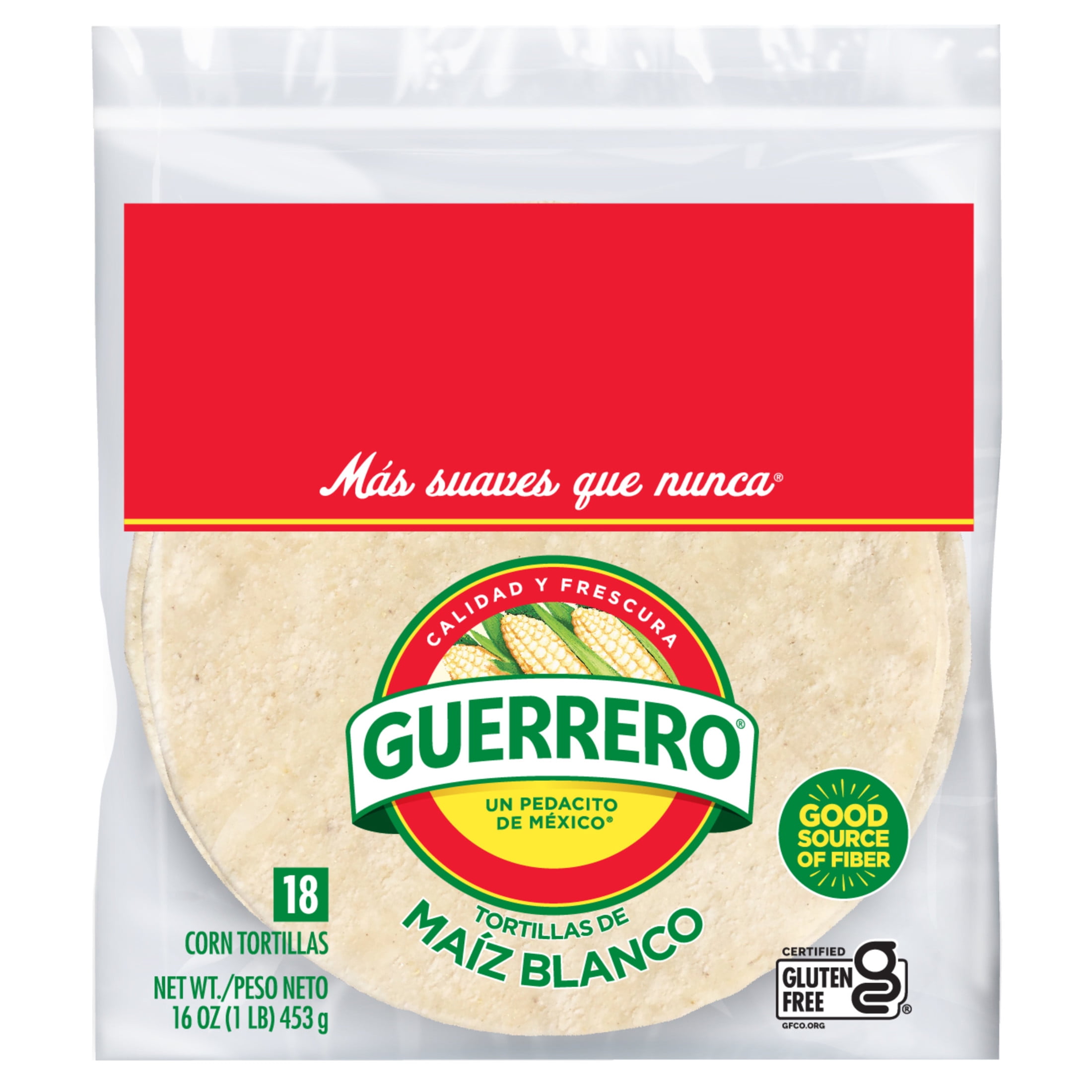 Guerrero White Corn Tortillas, 18 Count