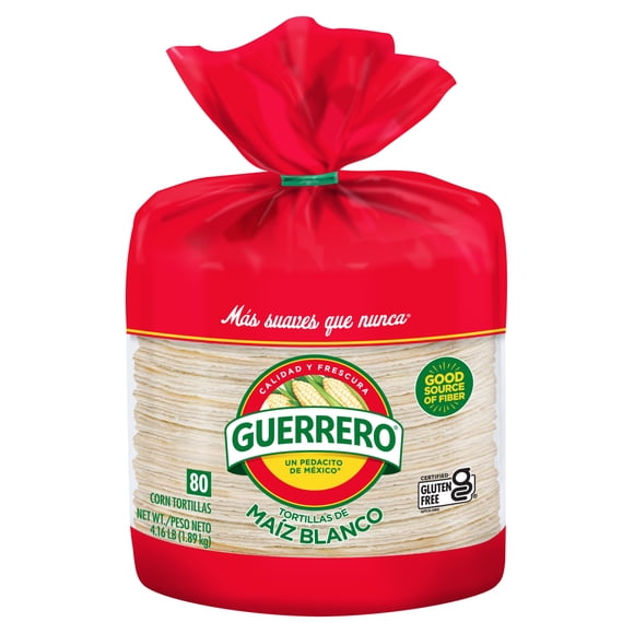 Guerrero White Corn Tortillas, 80 Count