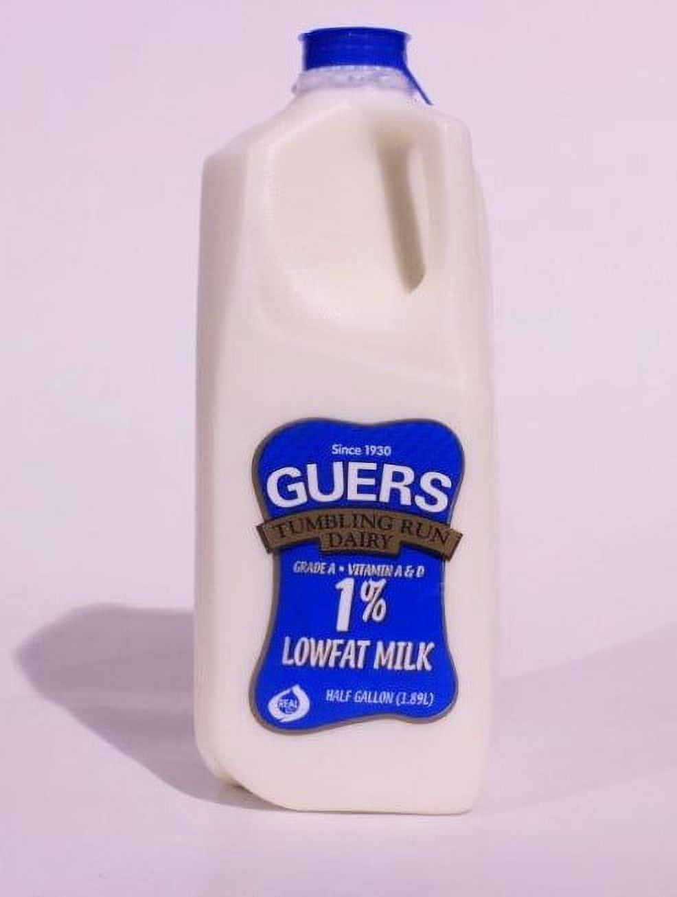 Guers Dairy Guers 1 LowFat Milk, Half Gallon