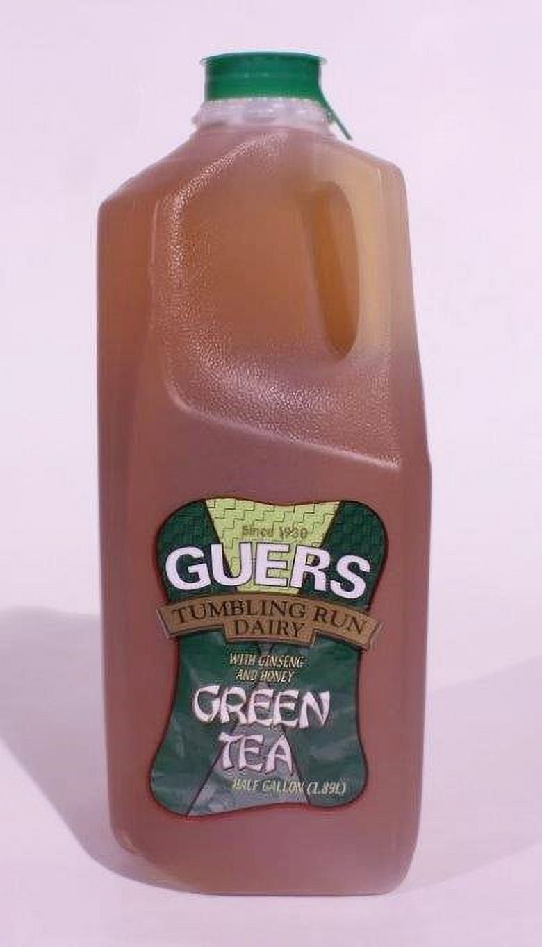 Guers Tumbling Run Dairy With Ginseng and Honey Diet Green Tea, Half