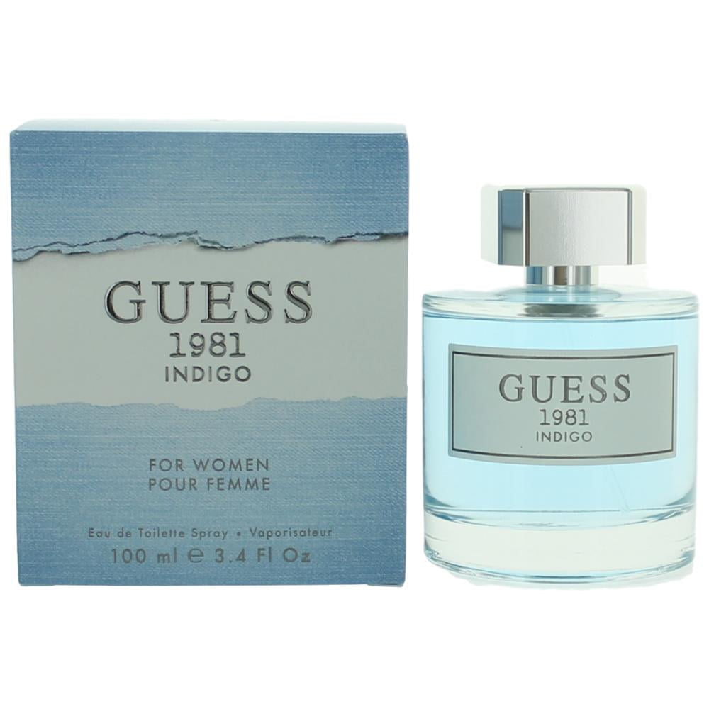 Guess 1981 Indigo by Guess, 3.4 oz Eau De Toilette Spray for Women