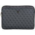 thumbnail image 1 of Guess 4G Zipper Pocket Triangle Logo Laptop Sleeve for 14" MacBook Black - GUCS14ZP4DPTK, 1 of 5