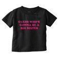 thumbnail image 1 of Guess A Big Sister Older Family Siblings Youth T Shirt Tee Girls Infant Toddler Brisco Brands 12M, 1 of 5