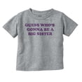 thumbnail image 1 of Guess A Big Sister Older Family Siblings Youth T Shirt Tee Girls Infant Toddler Brisco Brands 4T, 1 of 5