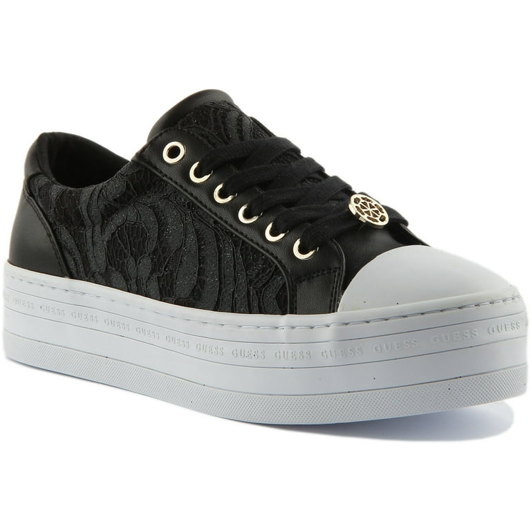 Black guess cheap trainers