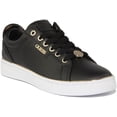 thumbnail image 1 of Guess Betea Women's Low Top Lace Up Leather Trainers In Black Size 9.5, 1 of 6