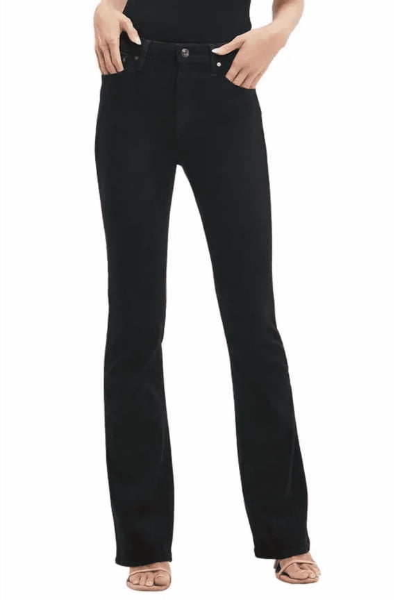 CARRIE BLACK Women's Eco Sexy Flared-Leg Jeans, US 34x30