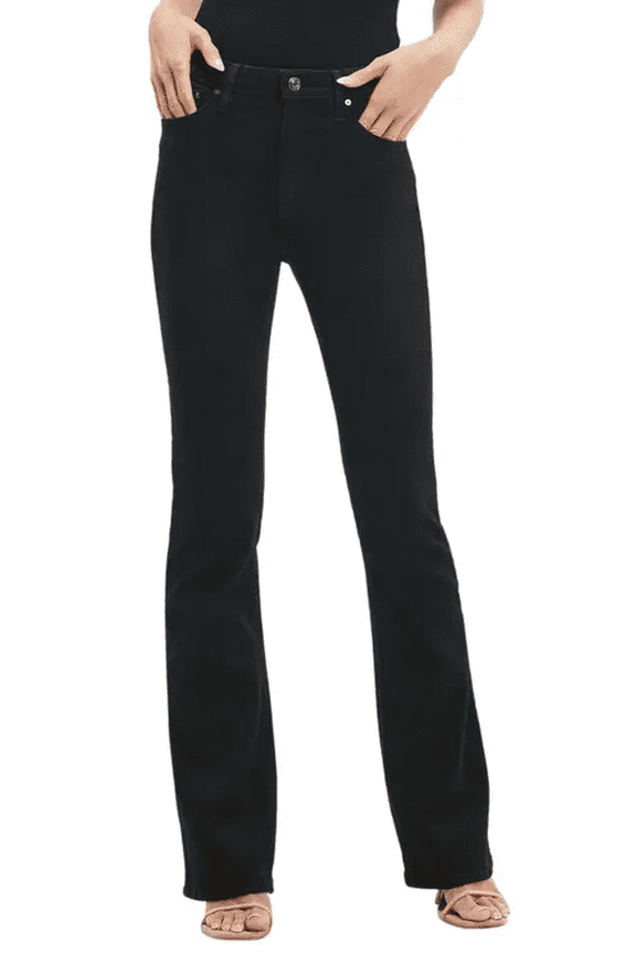 CARRIE BLACK Women's Sexy Flare High Waist Jeans, US 31x32