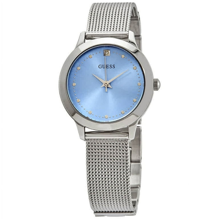 Guess Chelsea Quartz Blue Dial Stainless Steel Ladies Watch