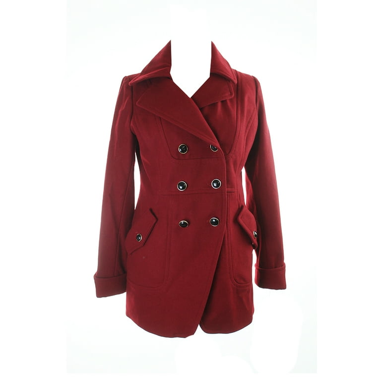 Guess wool pea coat sale