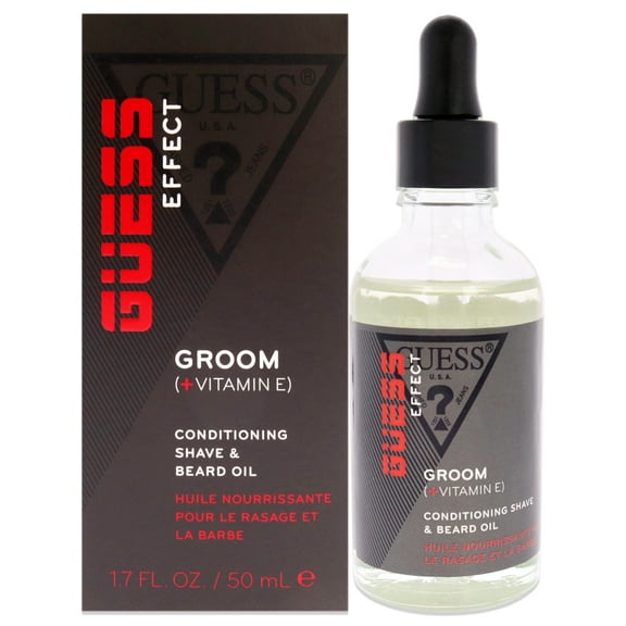 Guess Effect Boost Conditioning Shave and Beard Oil, 1.7 oz Oil