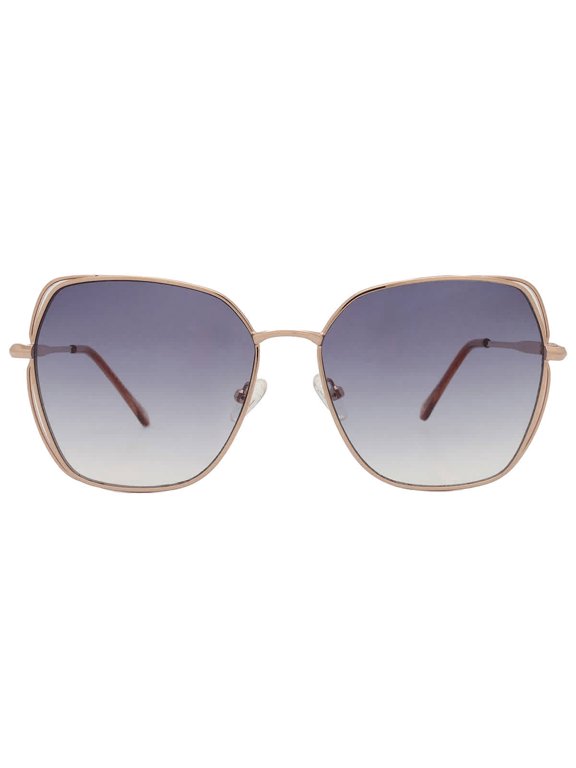 Guess Factory by Guess Factory Blue Gradient Butterfly Ladies Sunglasses, GF0416 28W 60