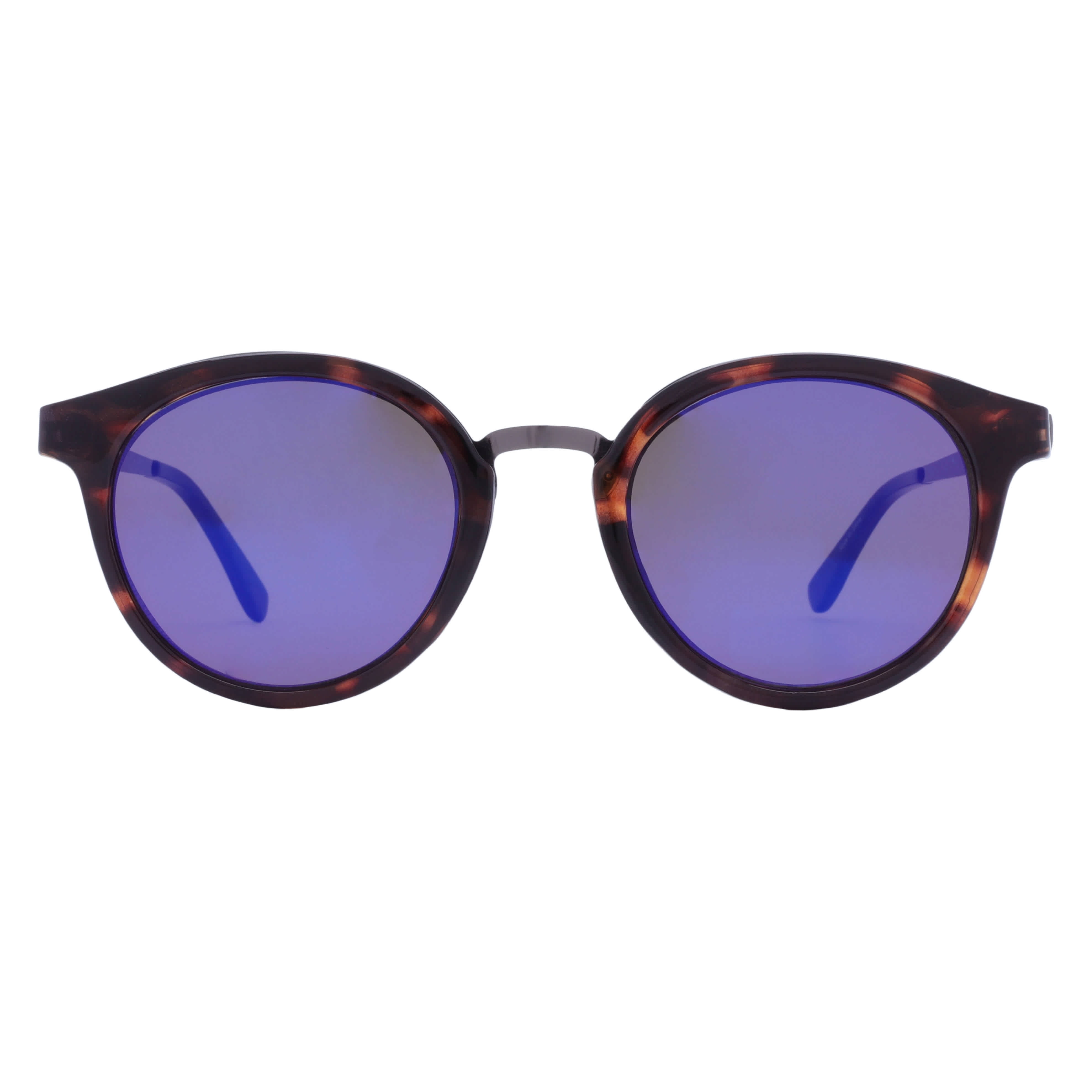Guess Factory Blue Round Ladies Sunglasses GF0305 53X 51 Walmart