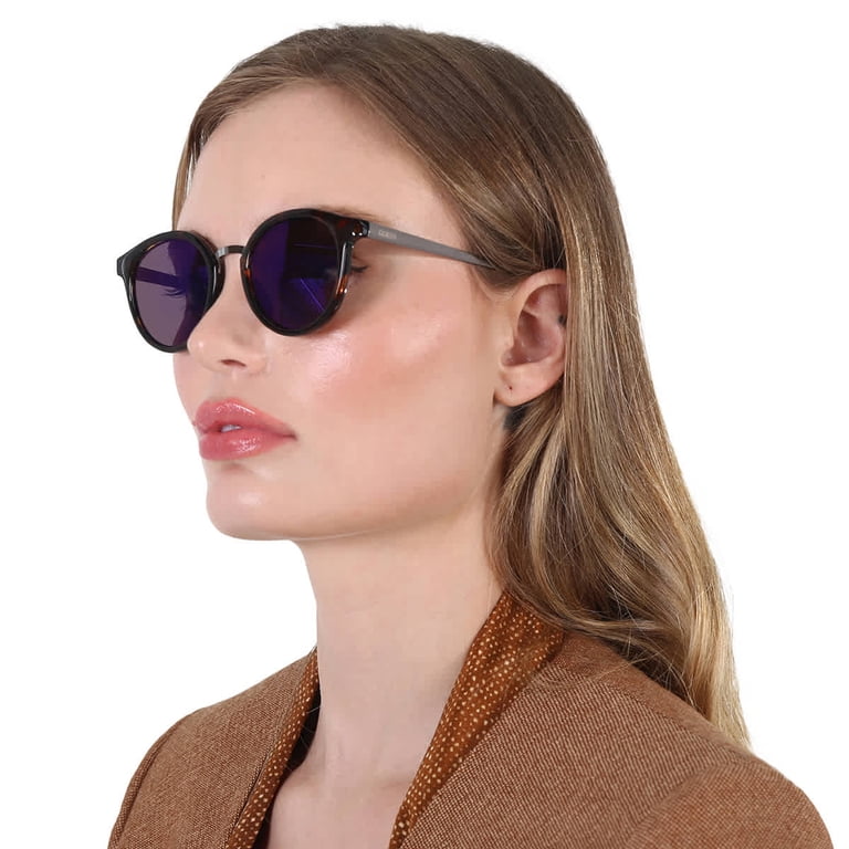 Guess Factory GF0305 53X 51mm Round Sunglasses Women's Blonde