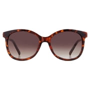 Guess Factory Brown Gradient Oval Ladies Sunglasses GF0394 52F 56