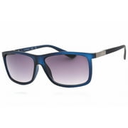 Guess Factory GF0191 91B Mens Matte Blue Square Frame Sunglasses