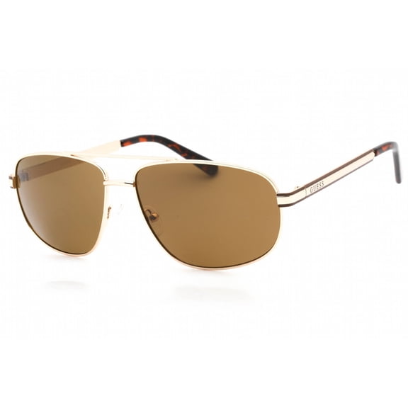 Guess Factory GF0244 32E Men's Gold Aviator Frame Sunglasses
