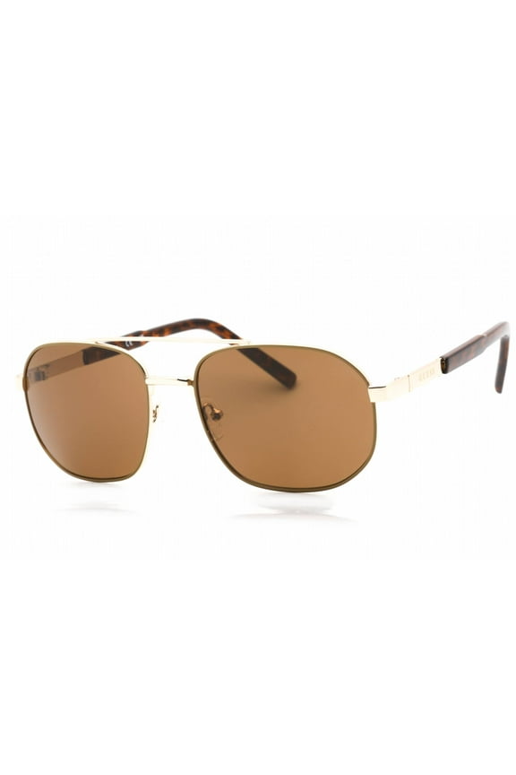 GF0250 32E Men's Gold Aviator Frame Sunglasses