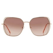 Guess Factory Gradient Brown Butterfly Ladies Sunglasses, Brown, 1