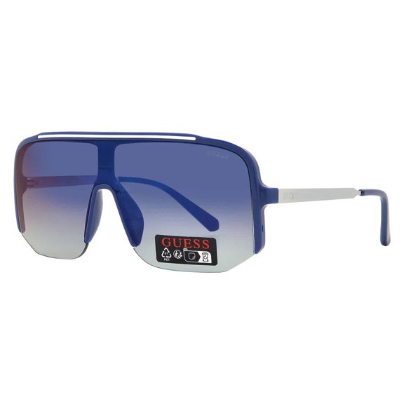 Guess Factory Smoke Mirror Shield Men's Sunglasses GO00054 90C 00