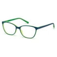 thumbnail image 1 of Guess GU-3008-091 Matte Blue Square Unisex Acetate Eyeglasses, 1 of 2