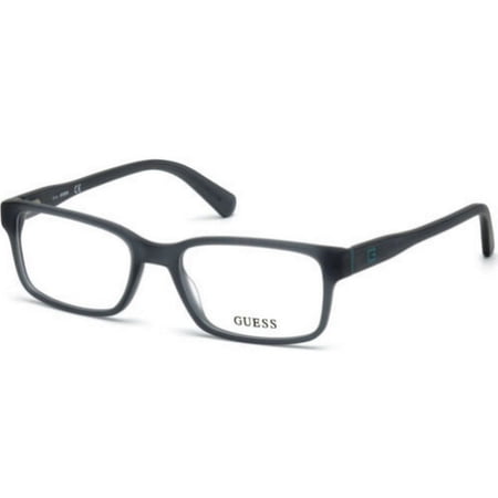 Guess GU1906 020 Men's Grey Rectangular Full Rim Frame Eyeglasses