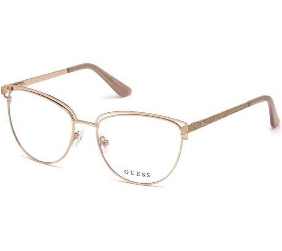 Guess who? Guess Frames. GU2796 frames for the lady. Gold metal