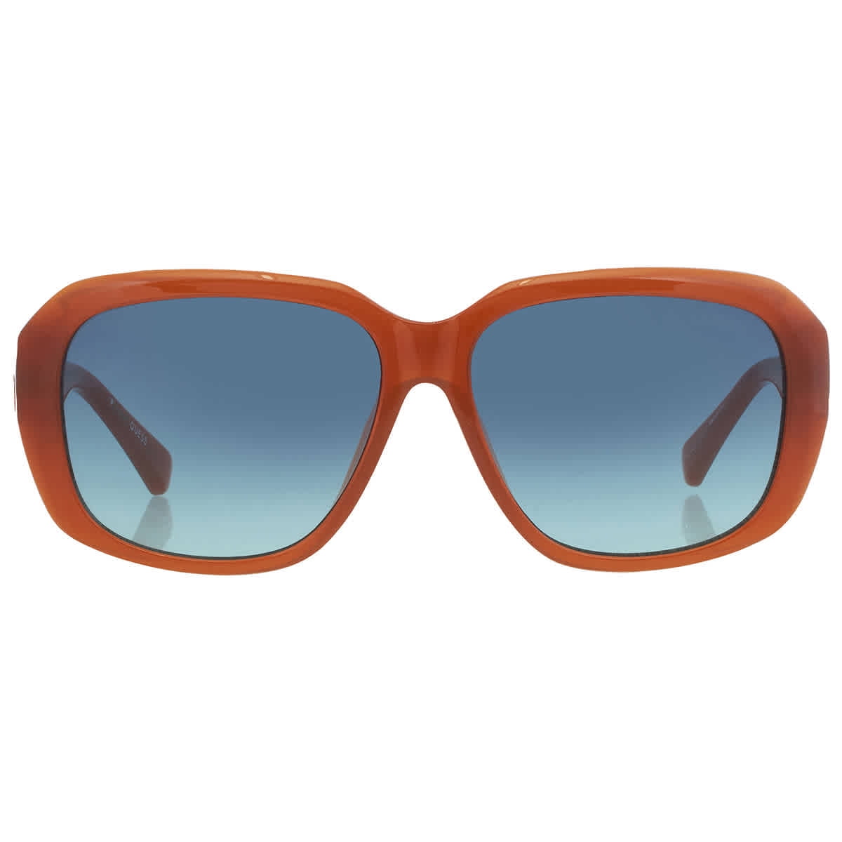 Guess Sunglasses GU8233-41W-58 New with tags Guess GU8233 44W Orange Plastic Squared Plastic Sunglasses  main image 3