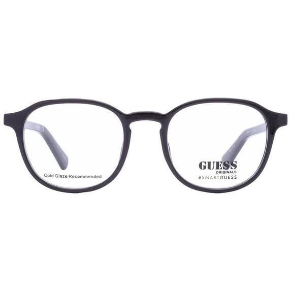 Guess GU8251 001 Unisex Full Rim Shiny Black Frame Eyeglasses