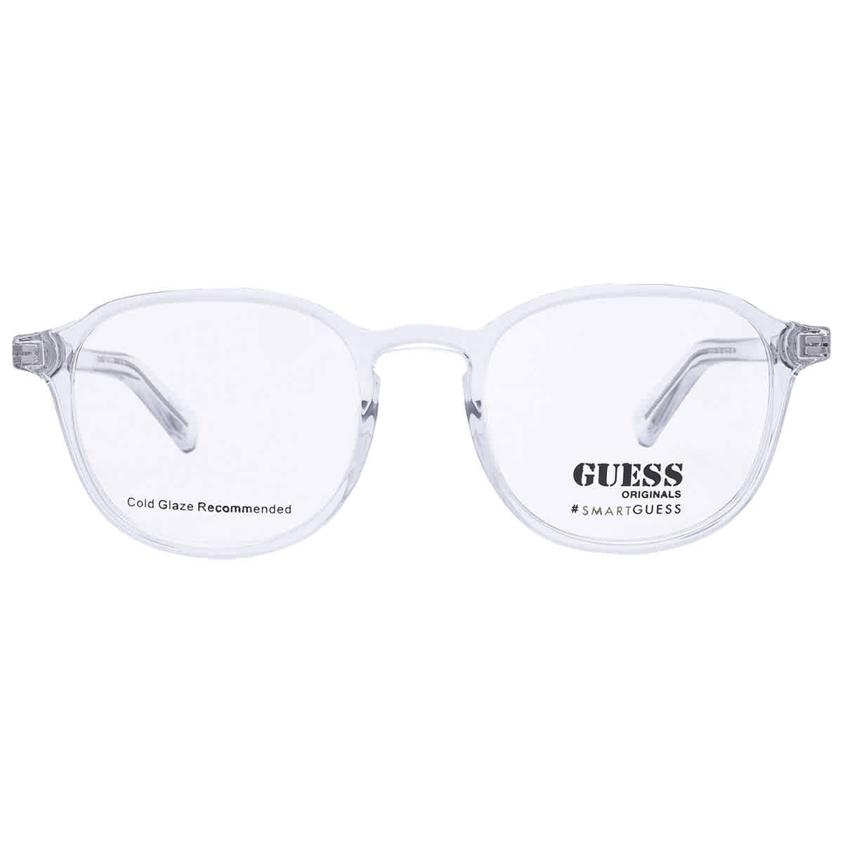 Guess GU8251 026 Men s Crystal Rectangular Shape Frame Eyeglasses