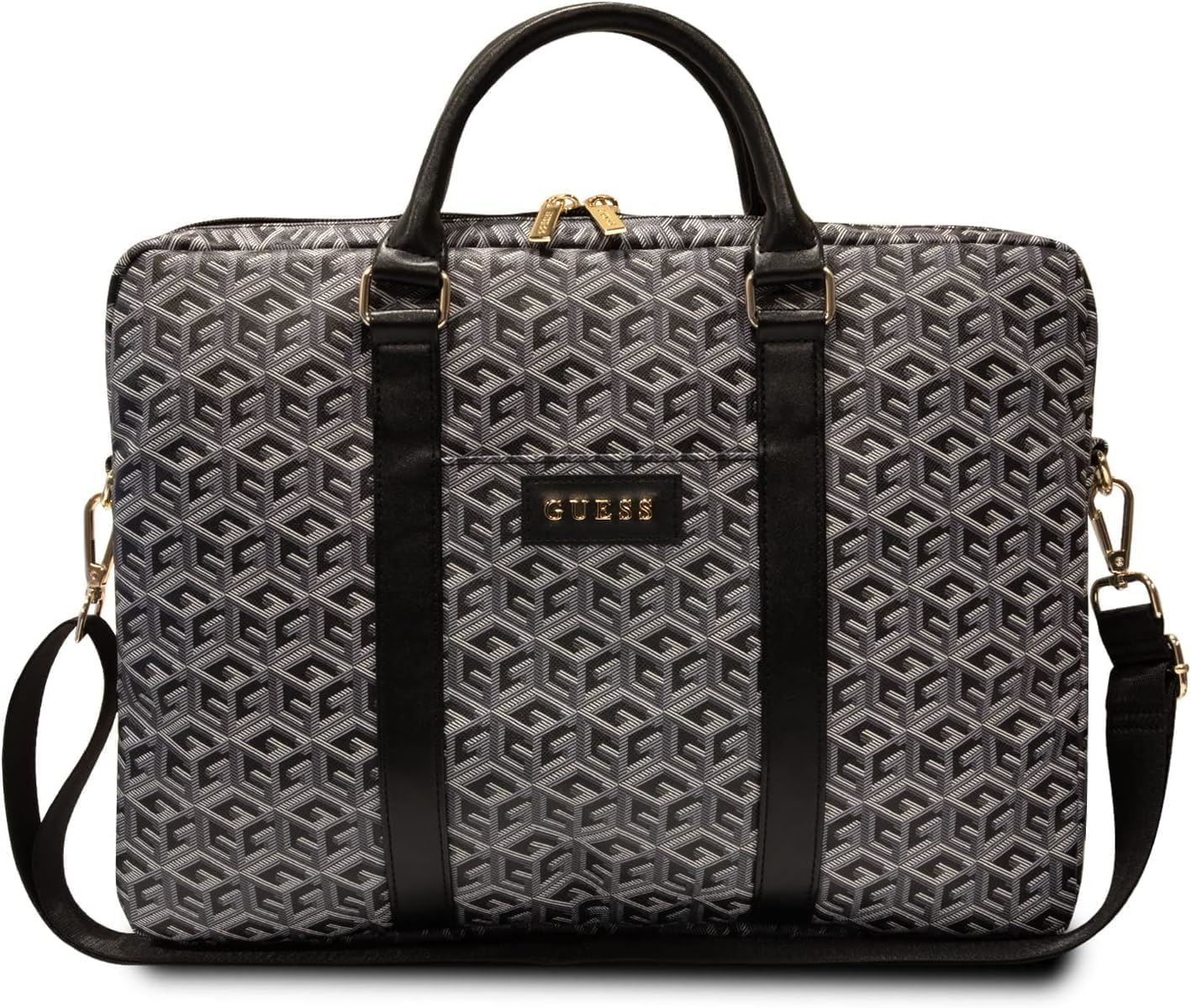 Guess Gcube Stripes Bag for 16 Laptop Black GUCB15HGCFSEK Walmart