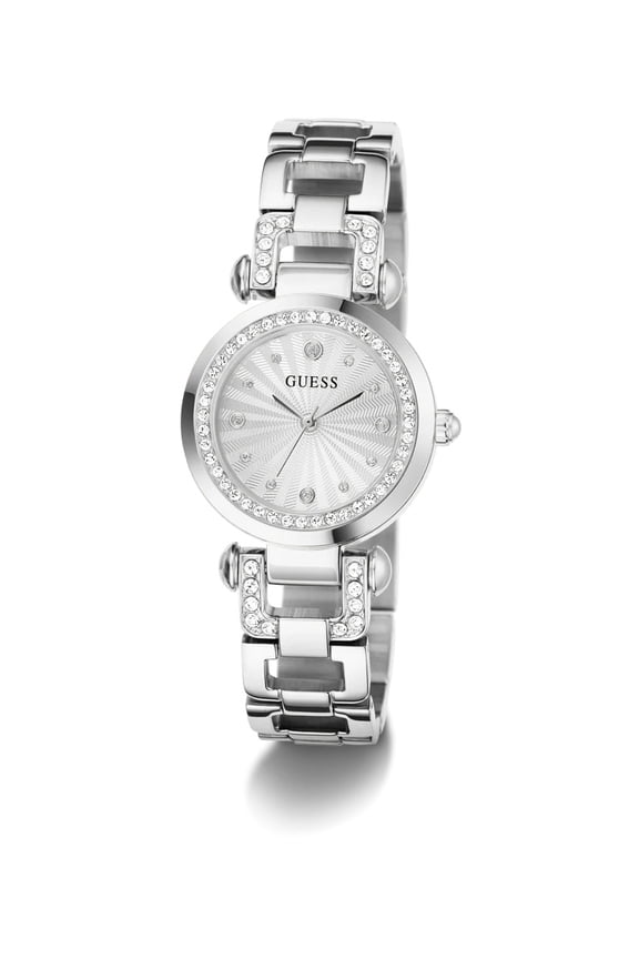 Ginger Horse-bit Chain Silver Tone Ladies Watch