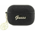 thumbnail image 1 of Guess Glitter Flake 4G Charm Collection for Airpods Pro 2 Black - GUAP2GLGSHK, 1 of 4