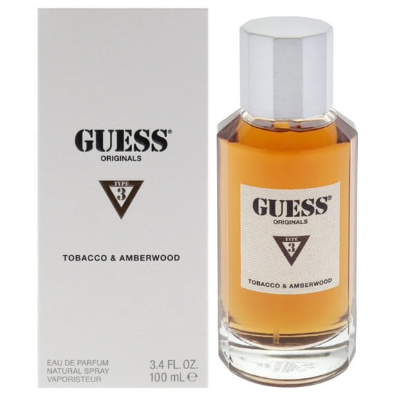 Guess Guess Originals Type 3 Tobacco and Amberwood , 3.4 oz EDP Spray