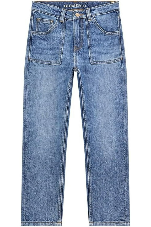 INDIGO Big Girls Denim Carpenter Pant, US 8