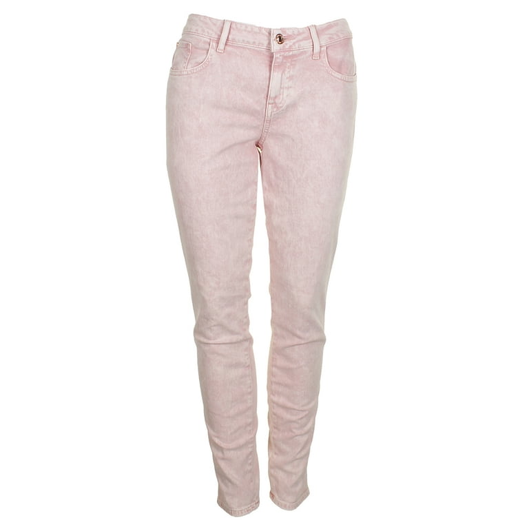 Guess Juniors Pink Power Stretch Skinny Jeans 24 Walmart