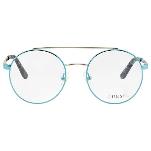 Guess Ladies Blue Pilot Eyeglass Frames GU271408450