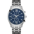 thumbnail image 1 of Guess Men's Blue Face Chronograph with Stainless Steel Case & Bracelet W0875G1, 1 of 2