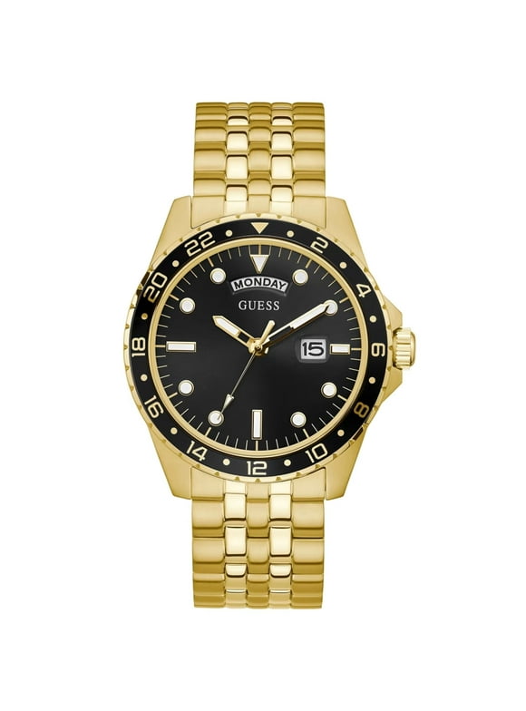 Guess Men's Classic Black Dial Watch - GW0220G4